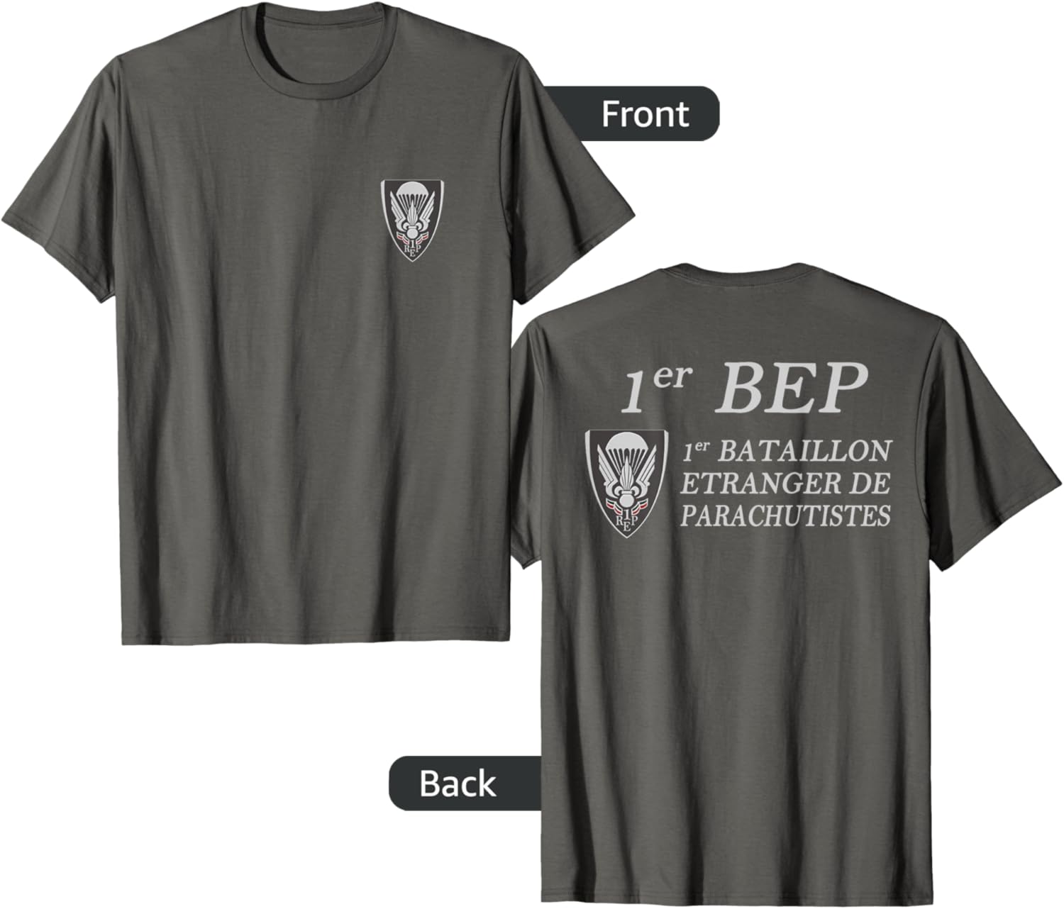 French Legion Etrangere Paratrooper Foreign Parachute Army T-Shirt Short Sleeve Casual 100% Cotton Shirt S