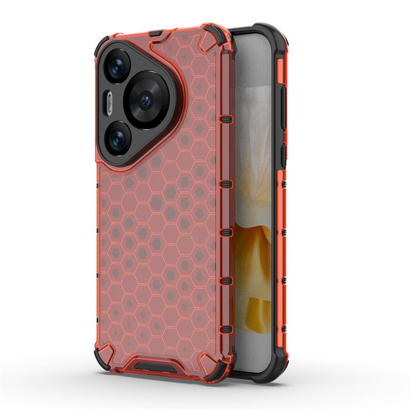 Applicable to Huawei Pura70Pro Honeycomb mobile phone case P60Pro all-inclusive P50Pro transparent P40 anti-drop protective case
