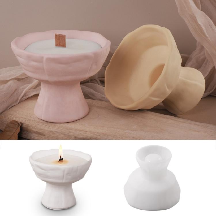 Reusable Goblet Sturdy Silicone Mould Home Accessory Decoration for Customes Candle Creation Portable for Gifts
