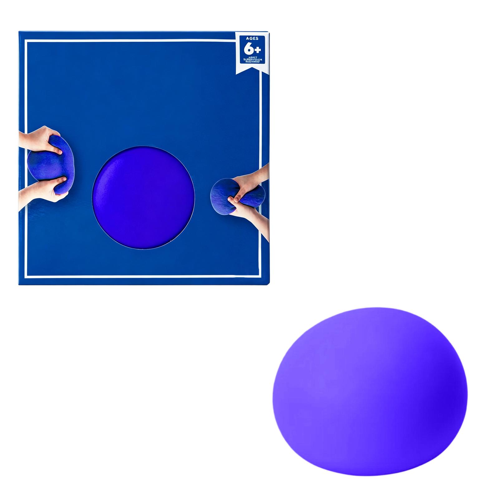 

Slow-Rising Toy - Cute Stress Reliever, Soft Sensory Dough For Anxiety Relief, Fun Decompression For Kids & Adults One Size синий