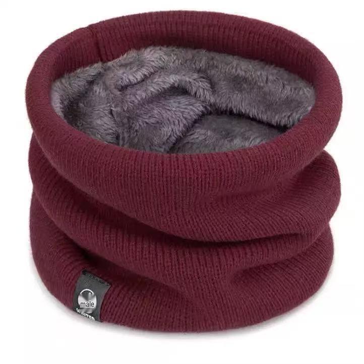 Unisex Winter Scarf and Cycling Headwear: Cold-Protection Velvet Windproof Neck Gaiter