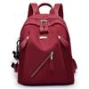 Nylon Backpack For Teens With Color Block Design And Travel Use
