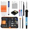 Soldering Kit Precision Soldering Iron 60W Case Desoldering Pump Large Stand