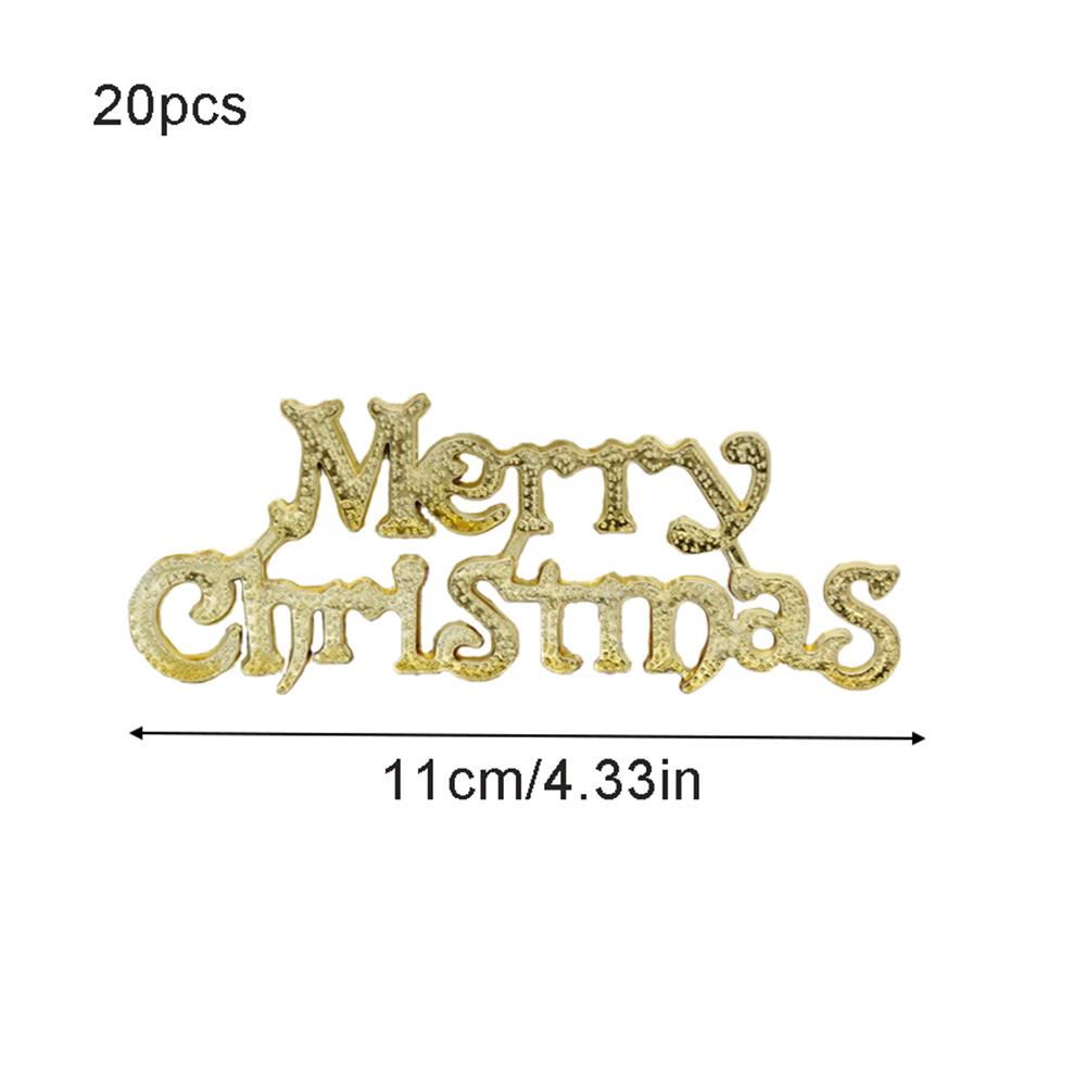 

20pcs Merry Christmas Alphabet board, Christmas Tree ornaments,Christmas decoration accessories, Christmas Tree pendant plates
