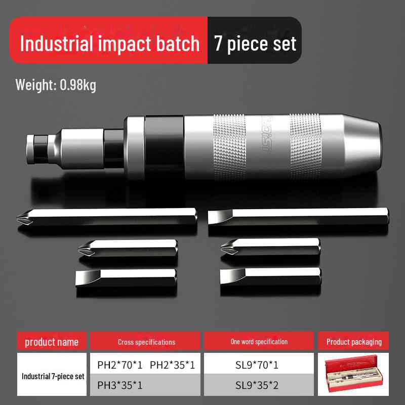 Juego de Atornillador de Impacto y Martillo: Aflojar, Extraer y Atornillar sin Esfuerzo.