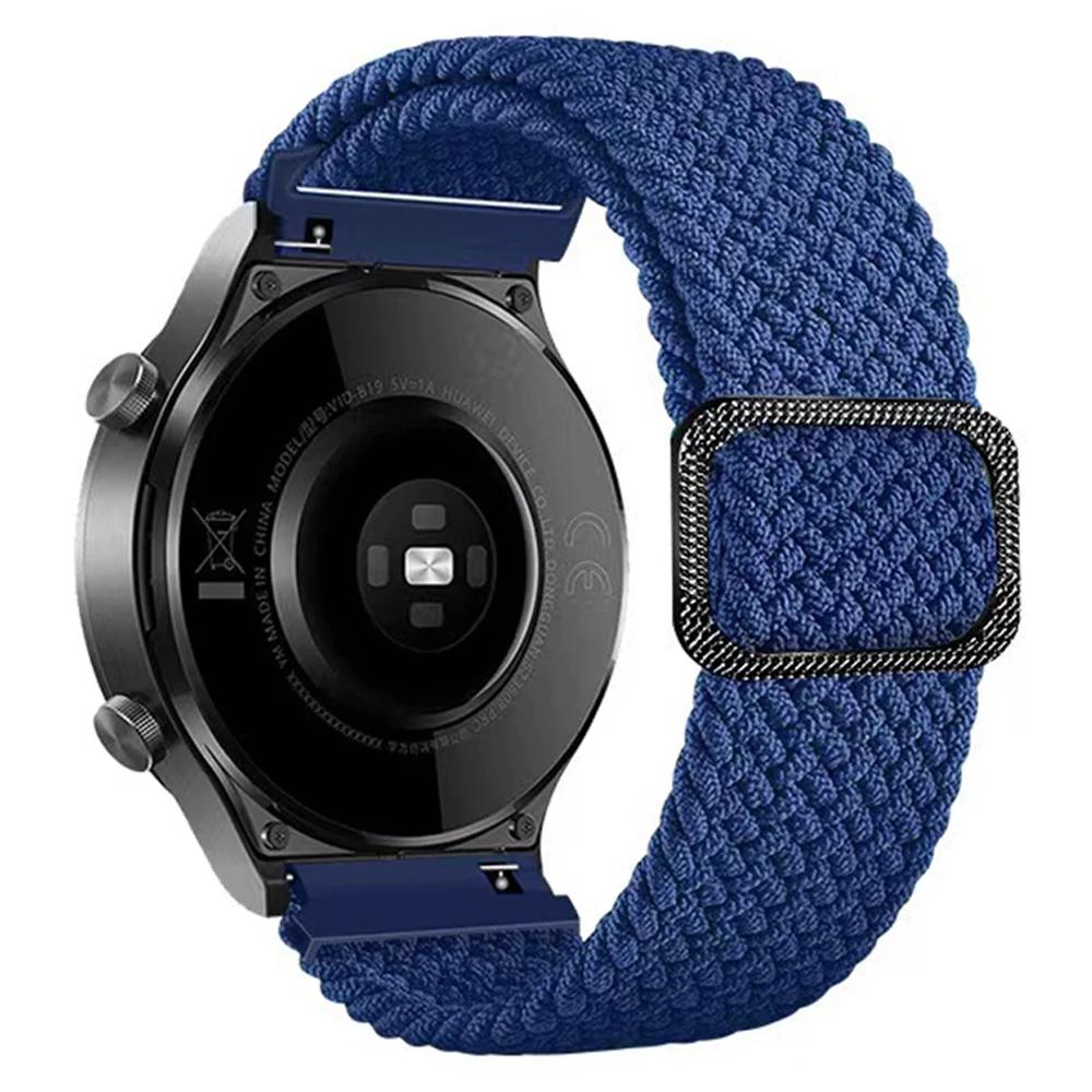 20mm 22mm Nylonový sportovní řemínek na hodinky Pro Samsung Gear S2/S3 Classic/Galaxy Watch7 6 5Pro 4 /Active 2 Tkaný pásek Prodyšný náramek