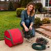 Christmas LED Light Storage Bag 24cm Christmas Light Pouch Heavy Duty Tear Proof Portable Oxford Fabric String Lights Storage