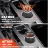 3PCS Center Console Cup Holder Ert For -2025 Toyota Sienna,2025 Upgraded Organizer Cup Holder For Toyota Sienna Interior Accessories
