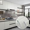 Shiny Black DIY Self Adhesive Kitchen Cabinets Wallpaper Waterproof Wall Stickers Vinyl Contact Paper Renovation Home Decor Film