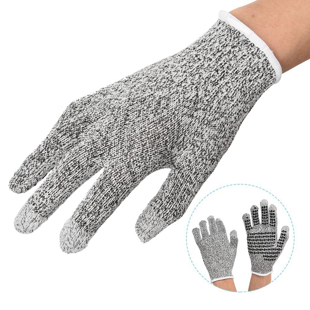 Touchscreen Nylon Labor Protection Work Gloves Level 5 Cut Resistant Anti Slip Gloves XL