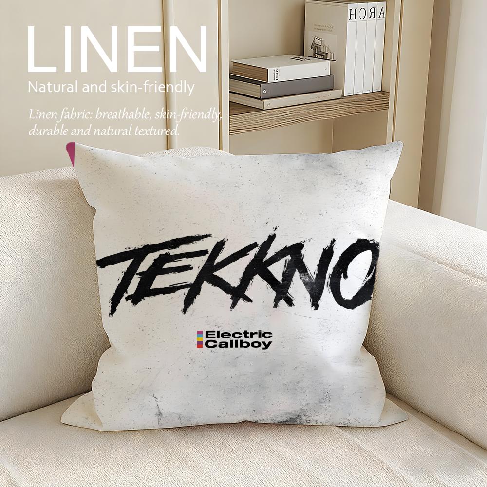 Music Electric Callboy Cushion Cover Pillowcase Set Pcs x x Breathable Washable Sofa Cushion Cover