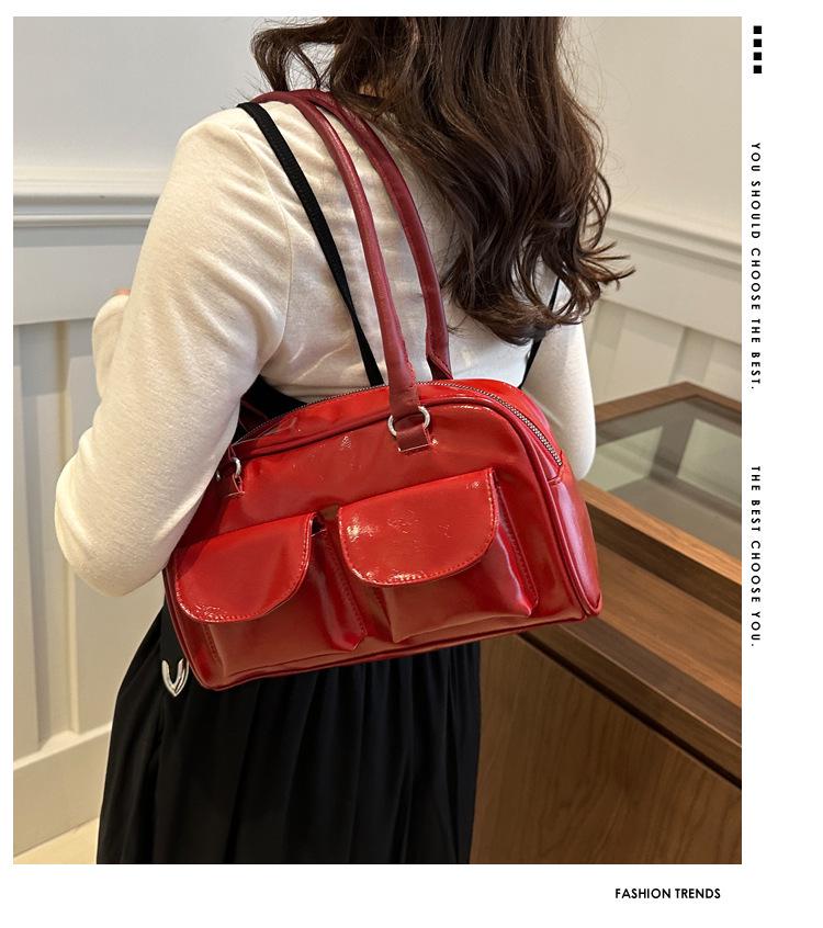 Trendy 2025 Korean Style Women's Autumn Handheld Square Shoulder Bag