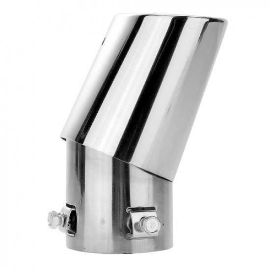 Auto Car Pipe Exhaust Tail Muffler Tip Stainless Steel Replacement Accessories