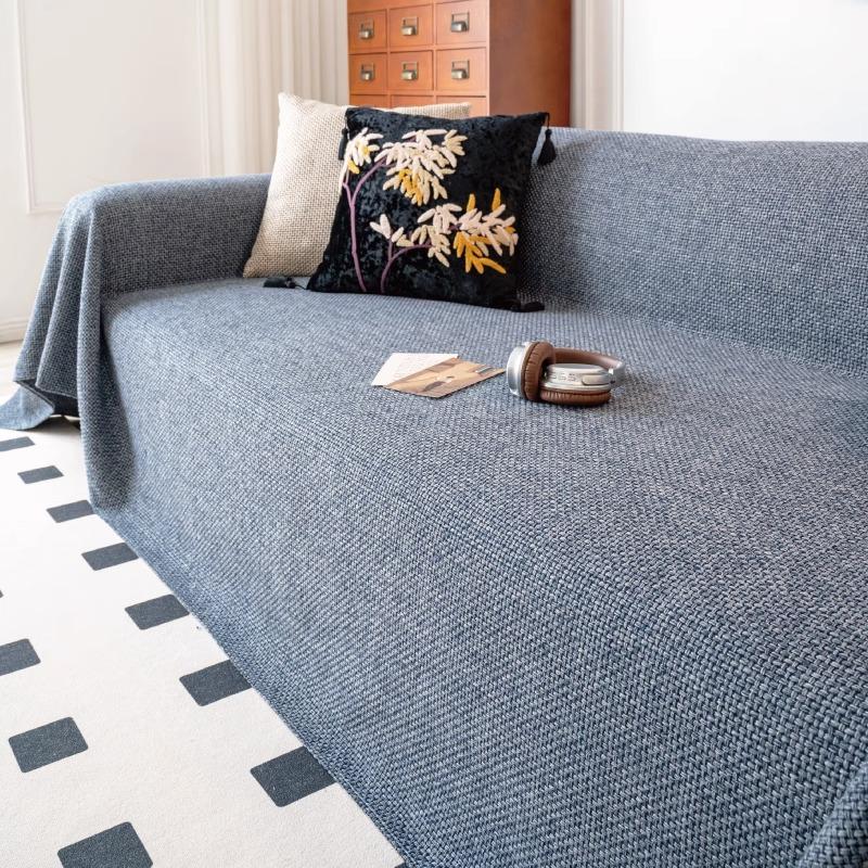 Japanese-style Imitation Hemp Sofa Towel Cover 2025 New Four-season Universal Sofa Seat Cushion All-inclusive Anti-cat Scratch Sofa Cover