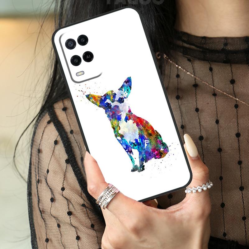 

Chihuahua Face Floral Dog Case For Oppo A74 A94 A54 A80 A60 A40 A18 A38 A58 A78 A98 A96 A76 A16 A15 A17 A57 A77 A5 Pro OPPO A94 4G