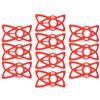 10pcs Bike Motorcycle Phone Mount Tether Silicone Handlebar Cradle Holder Band for Mountain Road
