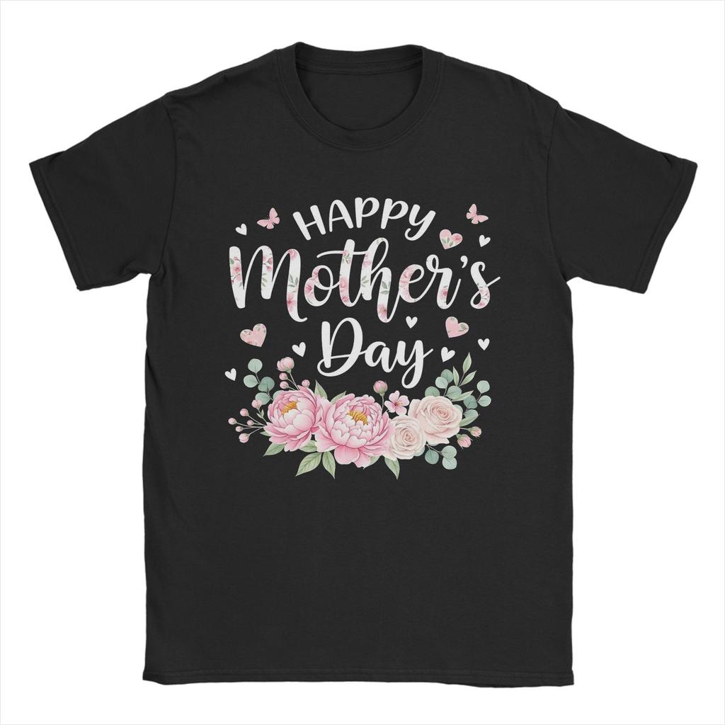Happy Mothers Day Apparel Unisex Women T Shirts Cotton Tee Graphic Printed Tshirt Clothing
