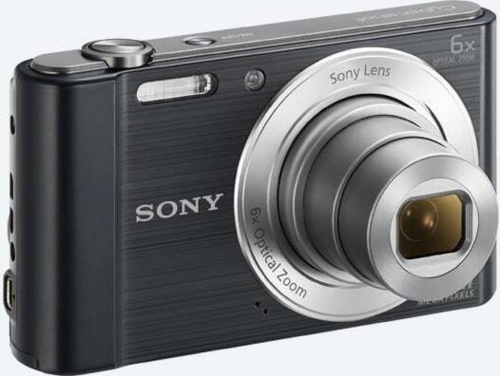 Sony Câmera Digital W810 6x Óptica Preta Cyber-shot DSC-W810-B
