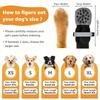 4pcs Anti-Slip Dog Socks Anti-Scratch Strong Grip Paw Protection Socks Adjustable Straps Anti-licking Pets Knitted Socks