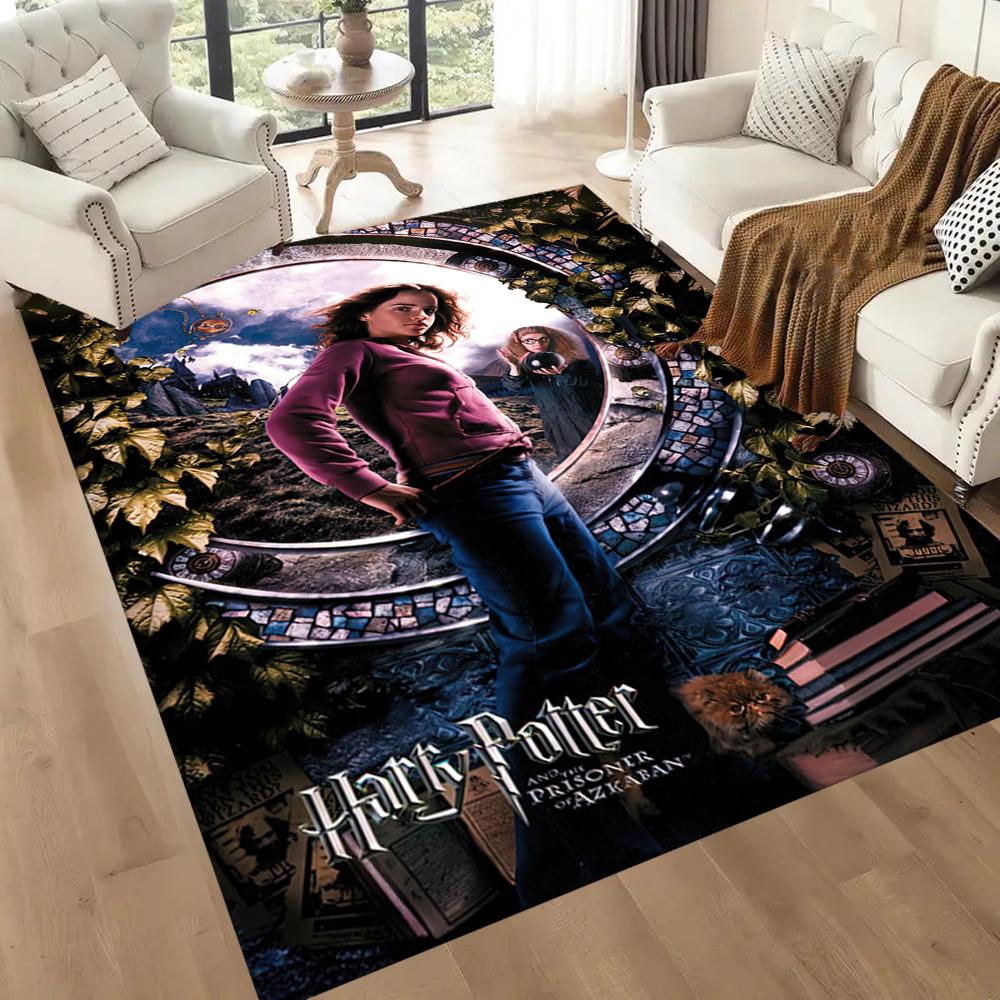 Harry Potter Adventure Square rugs are a great choice for living rooms, bedrooms, home décor, and as gifts.
