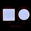 Silicone Mold for DIY Supplies Cup Mat Mold with 2 Optional Color Handsize Simple Mold Fine Material Made DIY Supplies