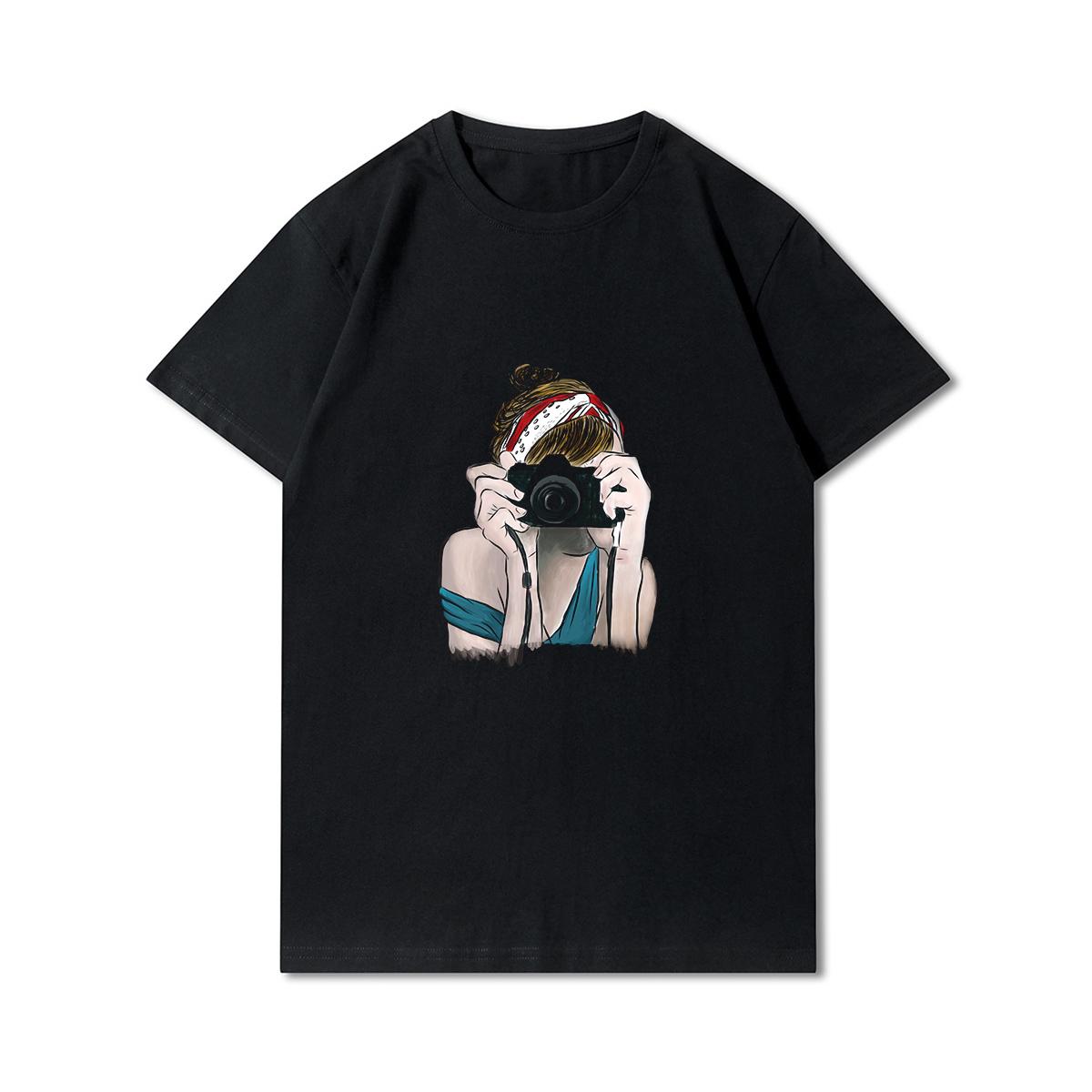 

Летние футболки с 100 узорами для женщин, повседневные топы с короткими рукавами и принтом совы и животных, футболки большого размера с круглым вырезом из 100% хлопка S