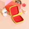 Cute Cartoon Fruit Square Tinplate Coin Purse Mini Portable Zipper Headphone Bag Data Cable Storage Box Prints Small Wallet Gift
