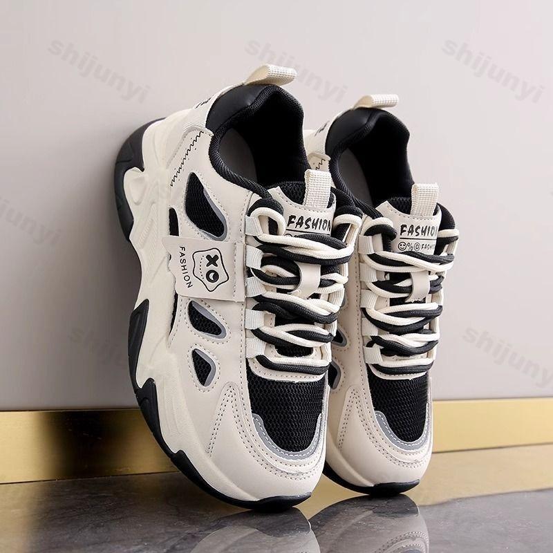 Women's Casual Sneakers Spring Summer New Comfortable Breathable Mesh Soft Sole Platform Shoes Fashion Versatile Sport Shoes
