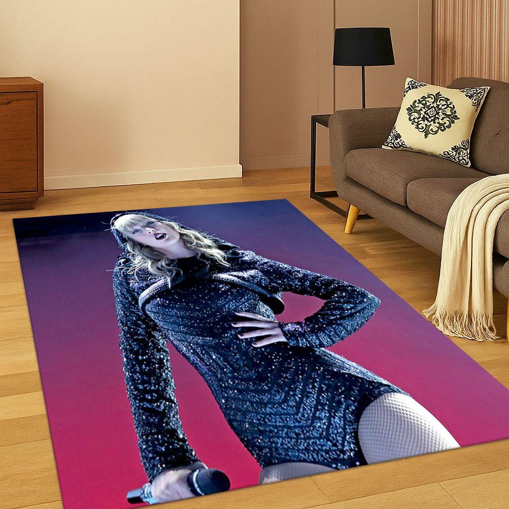 

Fashion T-Taylor T-Swizzle Singer Star Carpet Rug for Bedroom Living Room Sofa Doormat Home Decor,kid Game Area Rug Non-slip 40x60cm
