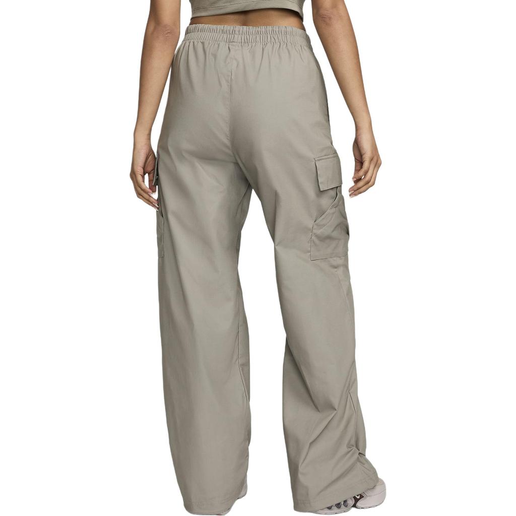 Nike Sportswear Everything Woven Loose Fit Solid Color Mid Rise Straight Leg Cargo Pants Women Pants Light-Army-Green FV7643-320