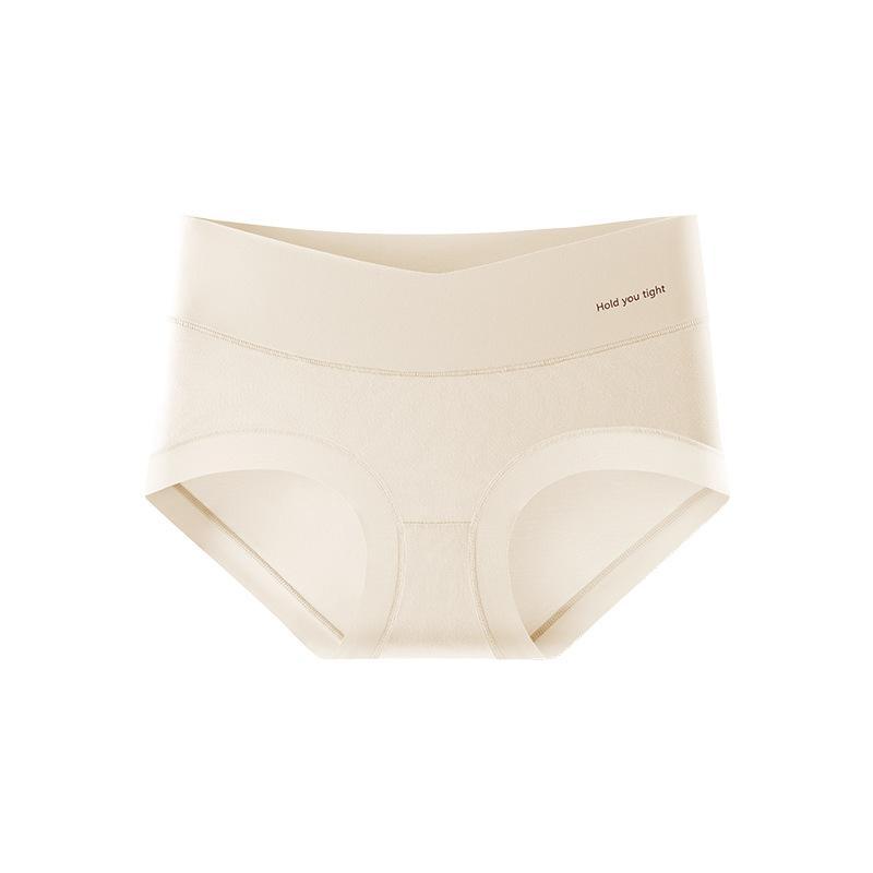 Sexiga midjakalsonger för kvinnors sömlösa mage Krympande Mulberry Silk Antibakteriell Stora andningsbara byxor