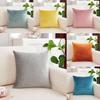 Plush Velvet Square Throw Pillow Cover With Backrest For Sofa Office Bedroom Modern Style Cushion Case