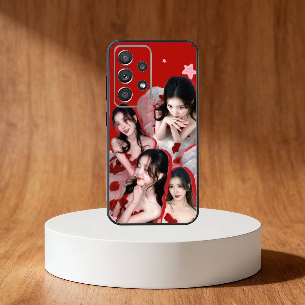 S-Singer I-IU L-Lee-Ji-Eun Phone Case For Samsung S25,S24,S21,S22,S23,S30,Ultra,S20,Plus,Fe,Note,10,9,5G Black Cover Samsung S26