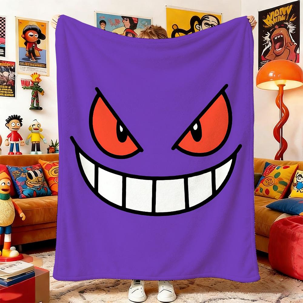 Nap Blanket P-Poke-mones Fluffy Soft Blankets for Bed Home and Decoration Bedspread the Anime Sofas Sofa Bedspreads Picnic Throw