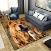 Samoyed and Shilu Carpet Rug for Living Room Bedroom Home Sofa Decoration,Kids Play Non-slip Floor Mat
