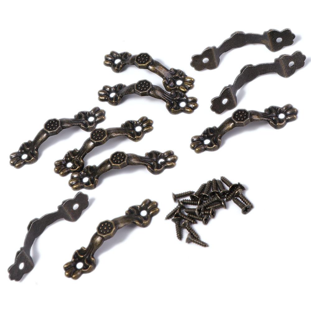 42*10MM Furniture Hardware Arch Cabinet Handle Retro Drawer Knob Pulls Drawer Knob Furniture Handle