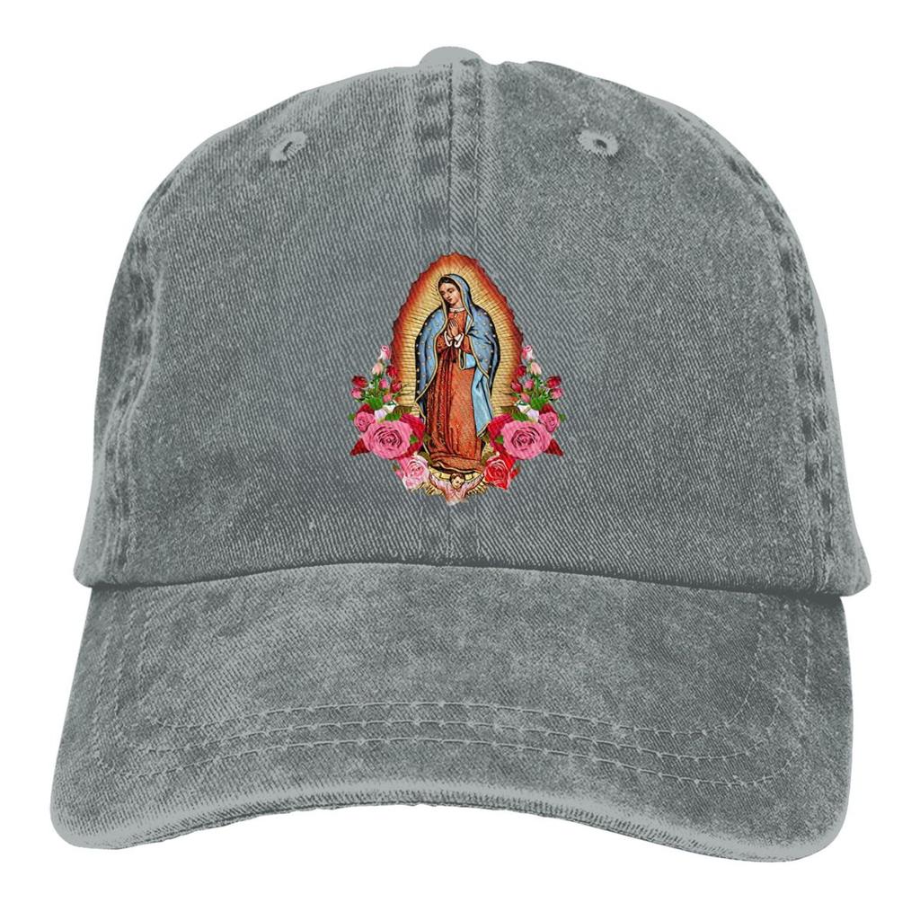 Cappellino da Baseball Unisex La Virgen De Guadalupe Cappellino in Cotone Lavato Vintage Casual per Sport all'Aperto