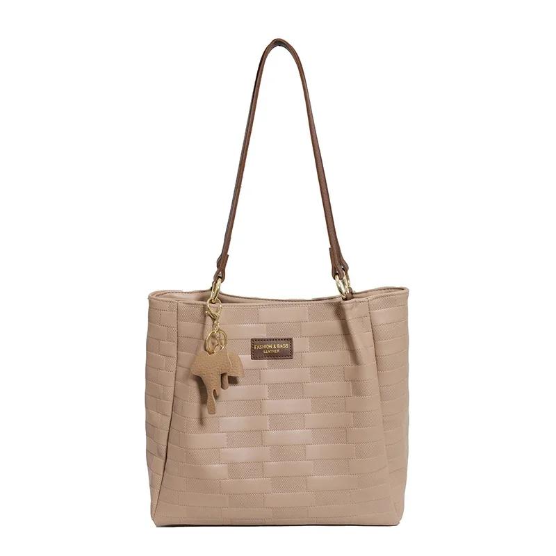 Große Umhängetasche für Damen vielseitige Bürotasche elegant und schlicht