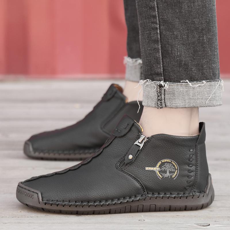 Fashion New Large Size Men Hand-stitched Line In the State Casual Shoes Comfortable Sports Anti-slip Wear Men High Quality Casual Shoes