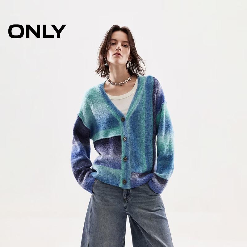 ONLY Women s Matisse Patchwork Knitted Cardigan S