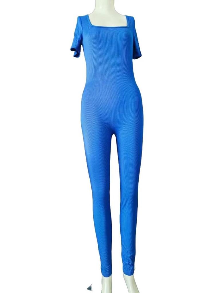 Tuta Slimming a Coste con Scollo Quadrato - Moda Donna Autunno/Inverno 2025