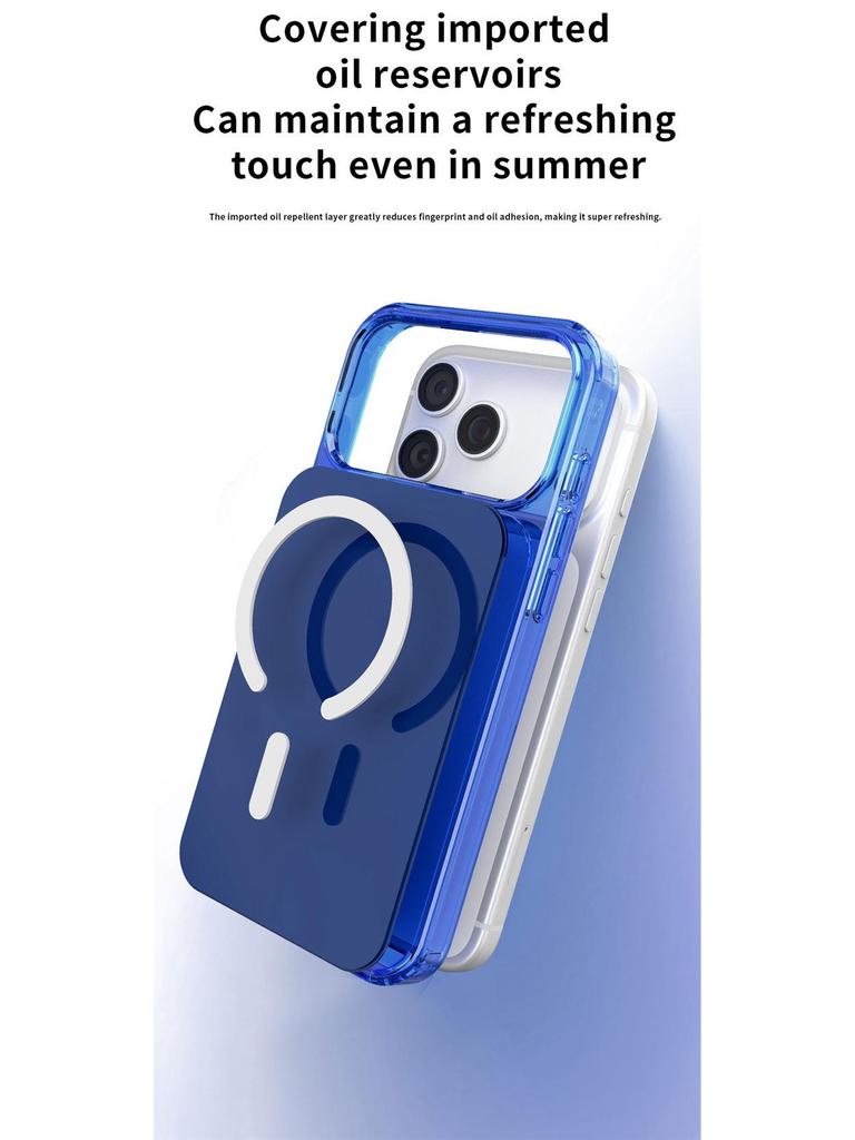 Custodia Colorata Magnetica per iPhone 17: Compatibile con iPhone 12 fino a 16, Design Trasparente per Uso Transfrontaliero e Internazionale