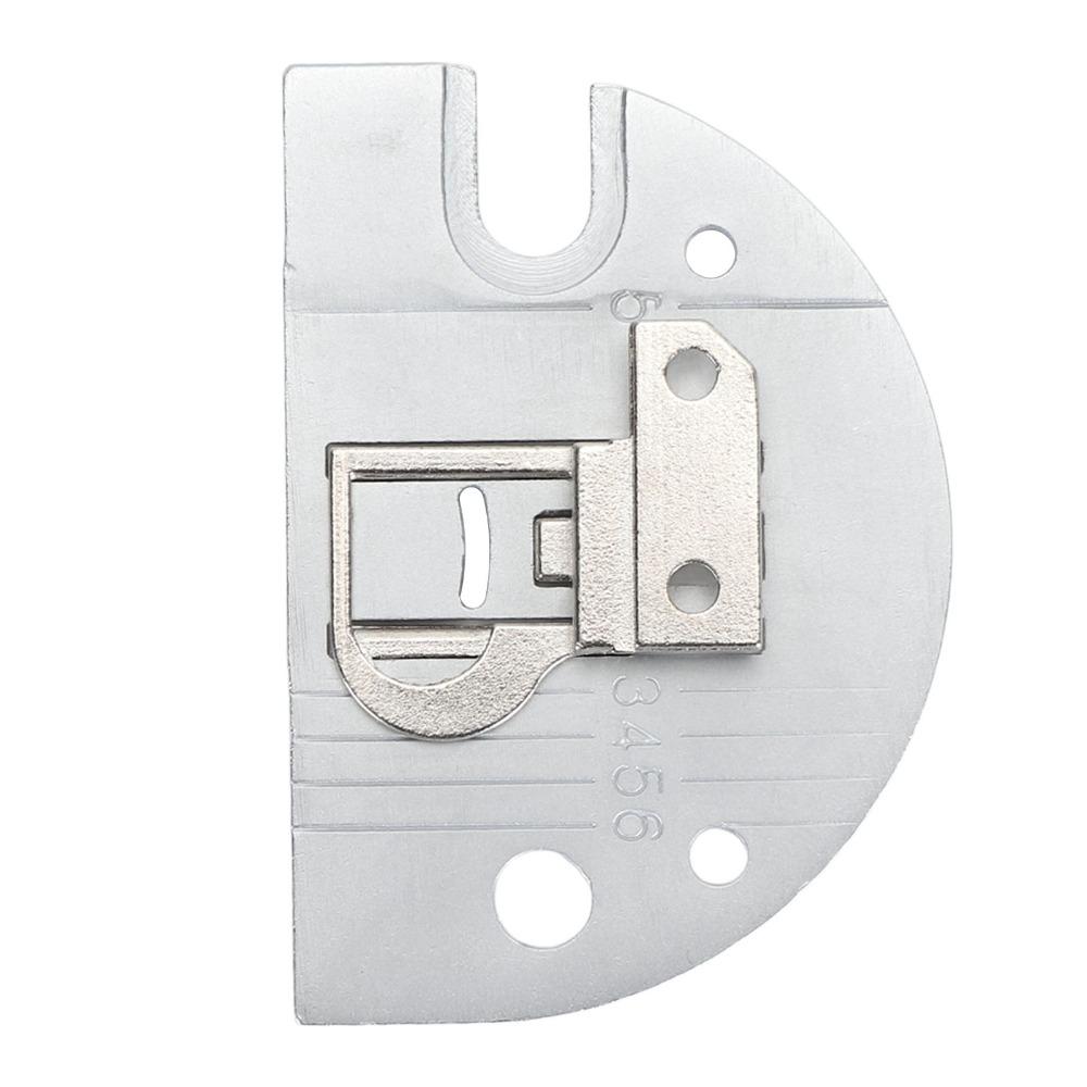 Steel Sewing Needle Plate Aperture 8mm Sturdy Needle Plate Feed Dog Kit Industrial Sewing Machine Plate for 317398+153286  