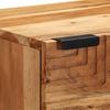 Highboard with Shelf Brown 40 X 33 X 110 Cm Solid Mango Wood