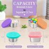 304 Stainless Steel Sauce Container with Silicone Lid, Sealed, for Outdoor Use and Seasoning.