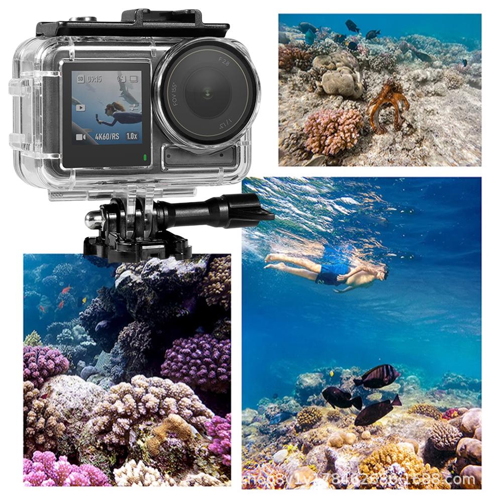 60M Waterproof Case Diving Protective Shell Anti-Fog Underwater Dive Housing for DJI Osmo Action 5 Pro/4/3 Camera Accessories