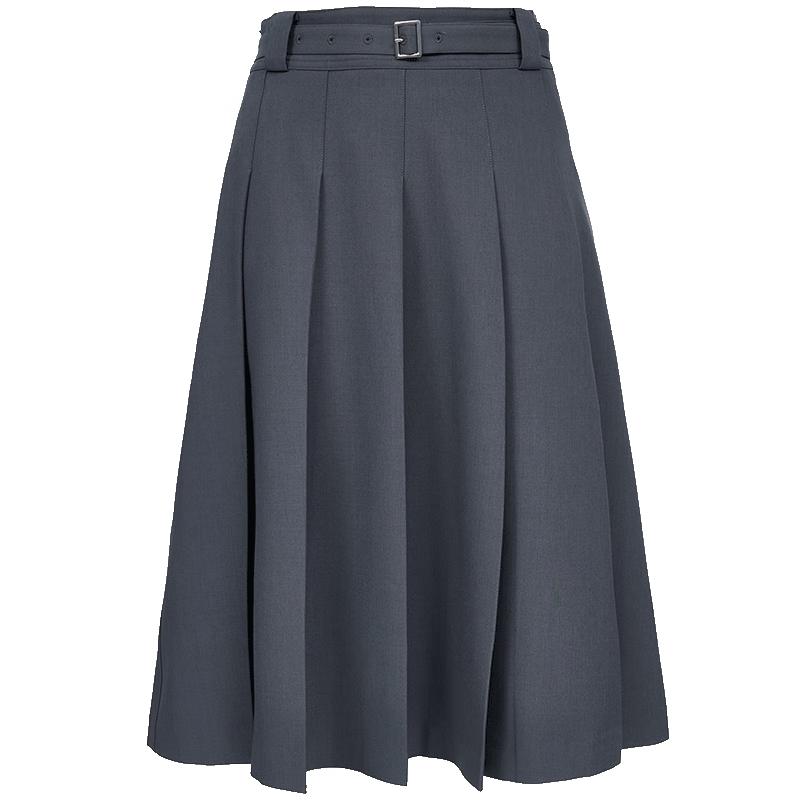 Veromoda Pleated A-line Skirt with Belt