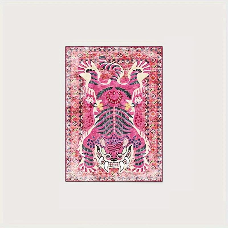 

Килим Тигр Дно Миється Тибетський Тибетський Тигр Перський Етнічний Кухня Вітальня Спальня Килимок Миється Декор для Зони 40X60CM