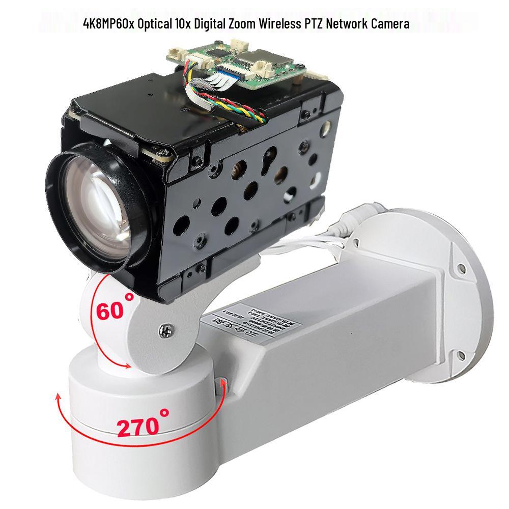 

4K 600X Zoom Wireless PTZ Camera with Dual-band WiFi and SD Card Support