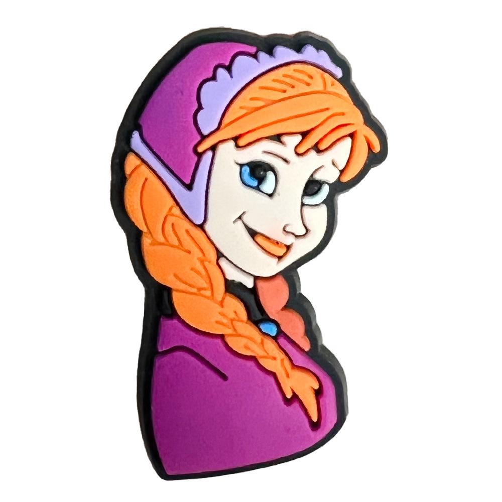 16-Piece Cute Cartoon Frozen Series Crocs Charms DIY Shoe Accessories